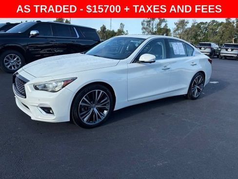 Used 2021 INFINITI Q50 Luxe RWD image 3