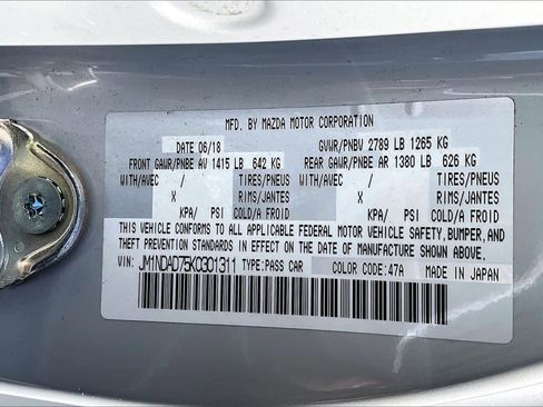 Used 2019 MAZDA MX-5 Miata Grand Touring image 29