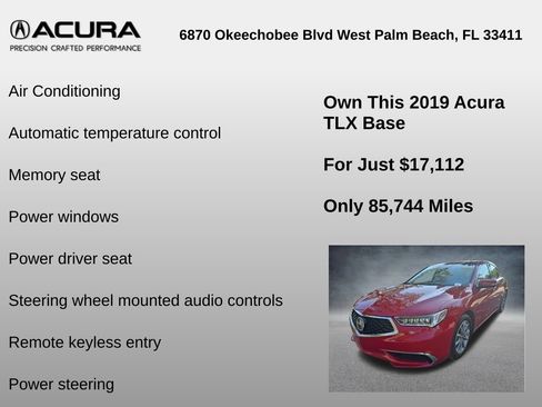 Used 2019 Acura TLX image 12