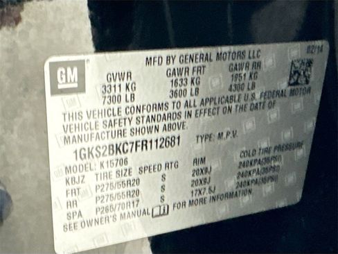 Used 2015 GMC Yukon SLT w/ Open Road Package image 12