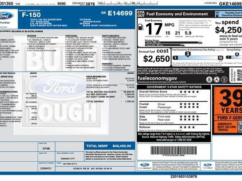 Used 2016 Ford F150 XLT w/ Equipment Group 301A Mid AWD/4WD image 20