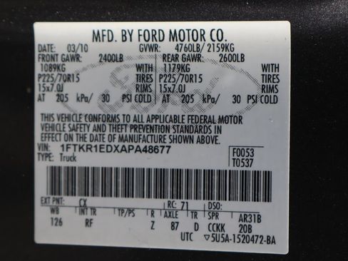 Used 2010 Ford Ranger XLT RWD image 37