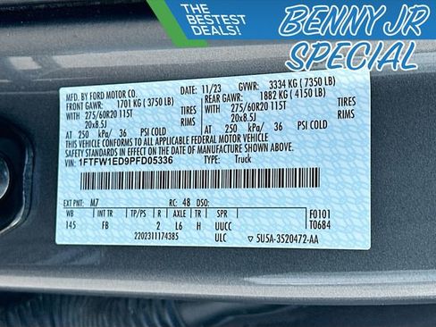 Used 2023 Ford F150 XLT w/ Equipment Group 302A High image 31