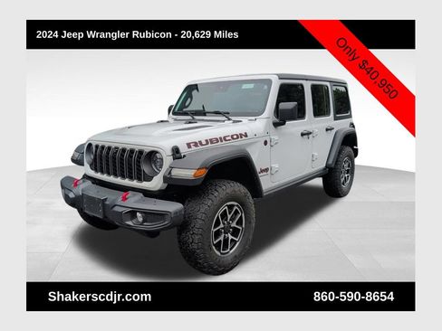 Used 2024 Jeep Wrangler Unlimited Rubicon w/ Technology Group AWD/4WD image 1
