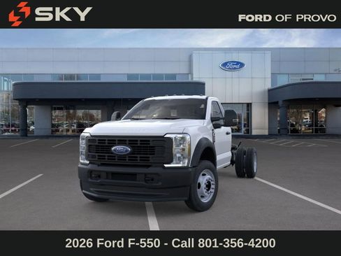 New 2026 Ford F550 4x4 Regular Cab Super Duty w/ Snow Plow Prep Package image 2