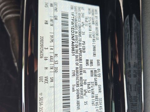 Used 2022 Ford F150 Lariat w/ Equipment Group 502A High AWD/4WD image 45