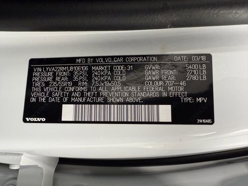 Used 2018 Volvo XC60 T6 R-Design w/ Convenience Package image 14