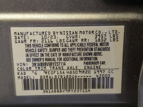 Used 2024 Nissan Sentra S FWD image 33
