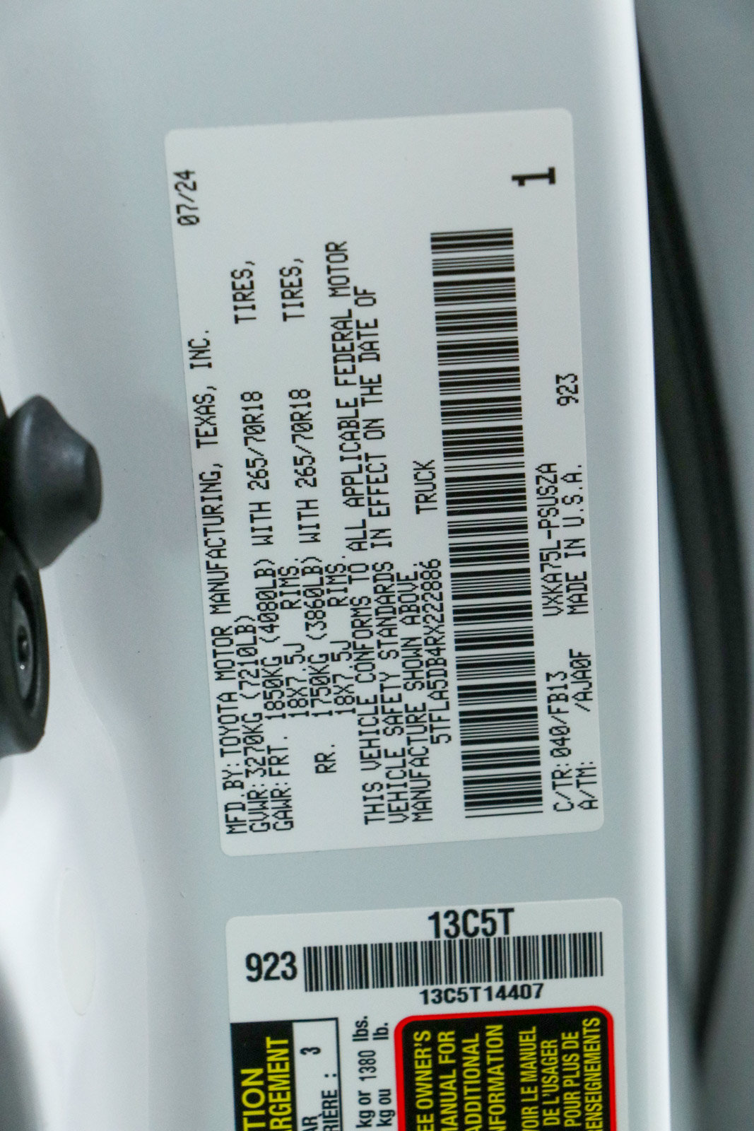 Used 2024 Toyota Tundra SR5 AWD/4WD image 31