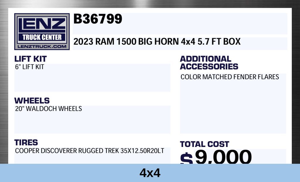 Used 2023 RAM 1500 Big Horn AWD/4WD image 2