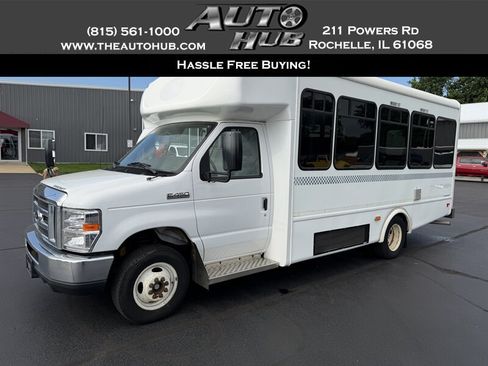 Used 2019 Ford E-450 and Econoline 450 Super Duty w/ Shuttle Bus Prep Package RWD image 1