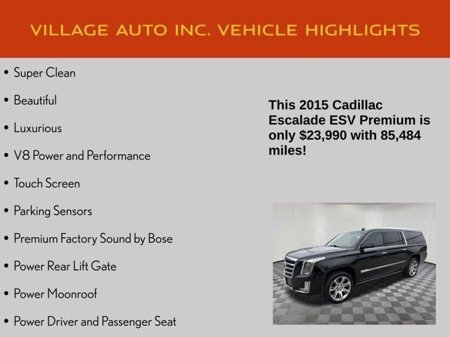 Used 2015 Cadillac Escalade ESV Premium AWD/4WD image 7