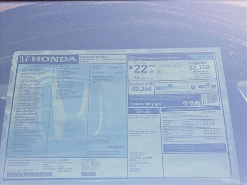 New 2026 Honda Pilot EX-L image 18