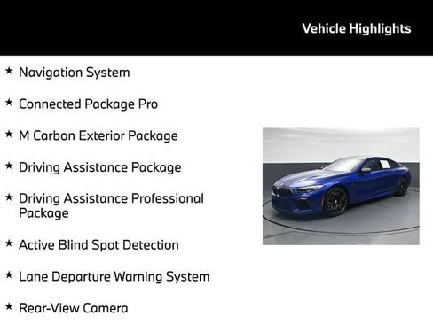 Used 2022 BMW M8 Gran Coupe xDrive Competition w/ M Carbon Exterior Package AWD/4WD image 5