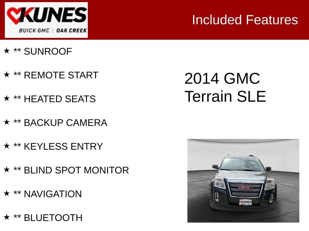 Used 2014 GMC Terrain SLE w/ Convenience Package FWD image 2