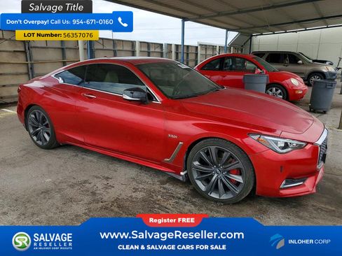 Used 2019 INFINITI Q60 Red Sport 400 w/ Proactive Package RWD image 5