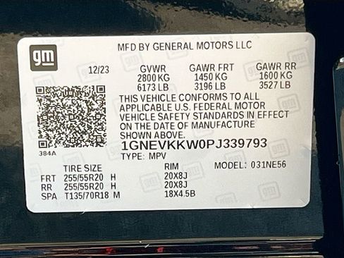 Used 2023 Chevrolet Traverse Premier w/ LPO, Floor Liner Package image 35