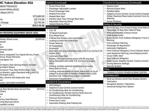 New 2026 GMC Yukon Elevation image 2