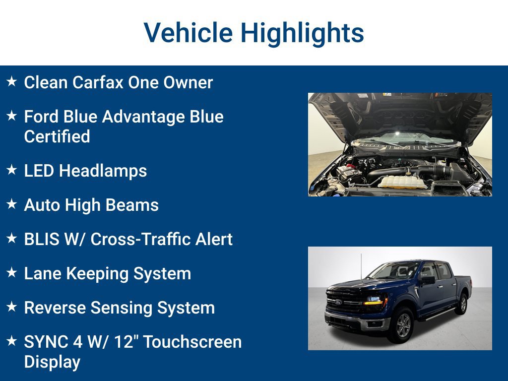 Certified 2025 Ford F150 XLT w/ Equipment Group 301A Standard AWD/4WD image 3