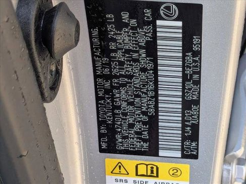 Used 2019 Lexus ES 350 image 22