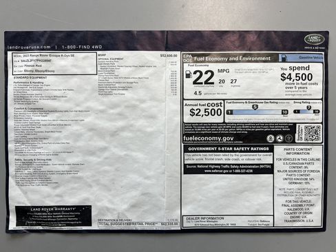 Used 2023 Land Rover Range Rover Evoque R-Dynamic SE AWD/4WD image 31