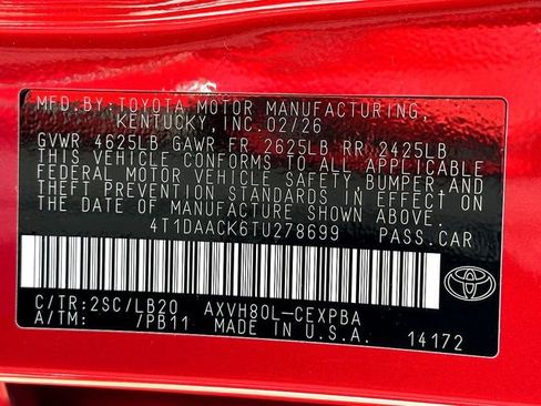 New 2026 Toyota Camry XSE image 25