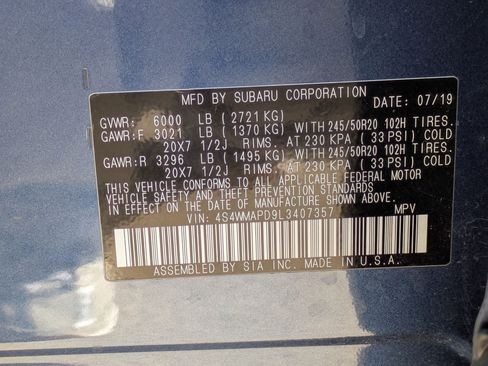 Used 2020 Subaru Ascent Limited w/ Technology Package image 34