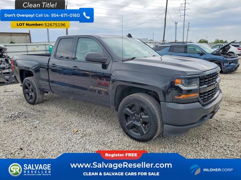 Used 2017 Chevrolet Silverado 1500 W/T w/ Black Out Edition AWD/4WD image 5