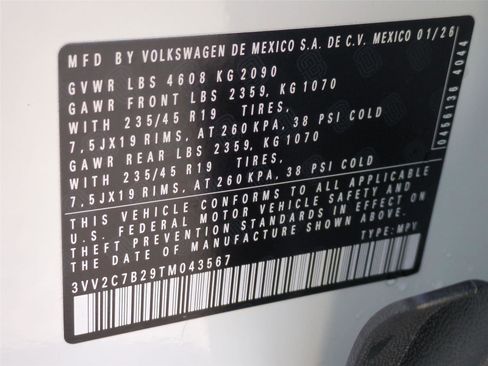 New 2026 Volkswagen Taos SE image 24