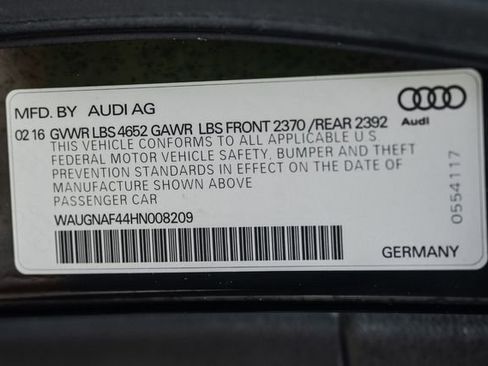 Used 2017 Audi A4 2.0T Premium w/ Convenience Package FWD image 82