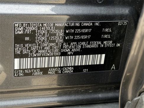 Certified 2025 Toyota RAV4 XLE image 33