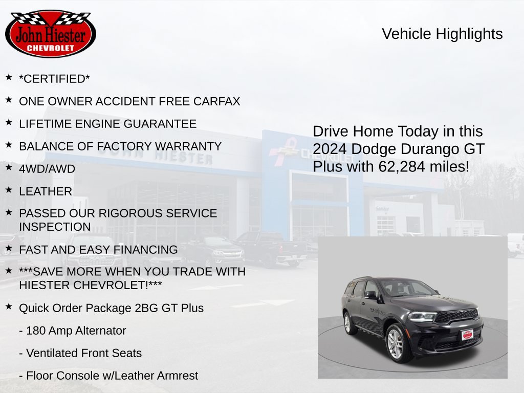 Used 2024 Dodge Durango GT AWD/4WD image 5