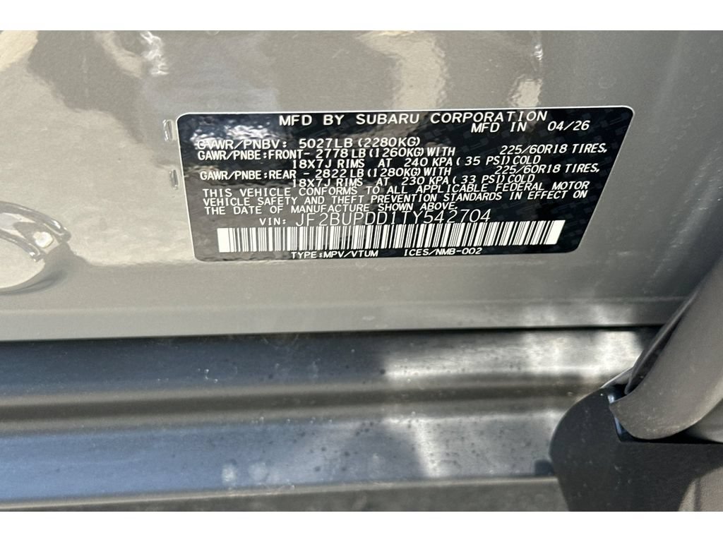 New 2026 Subaru Outback Limited AWD/4WD image 26
