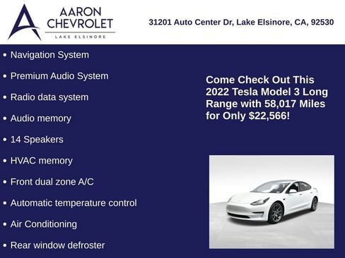 Used 2022 Tesla Model 3 Long Range image 5