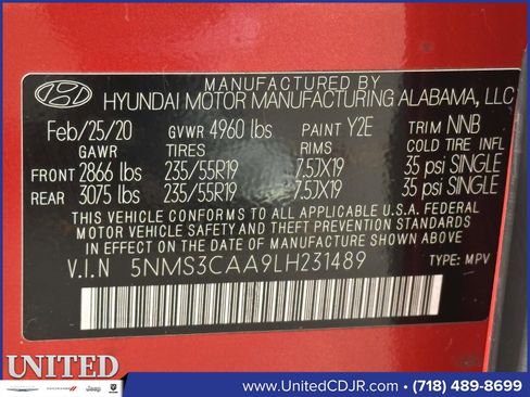 Used 2020 Hyundai Santa Fe SEL image 31