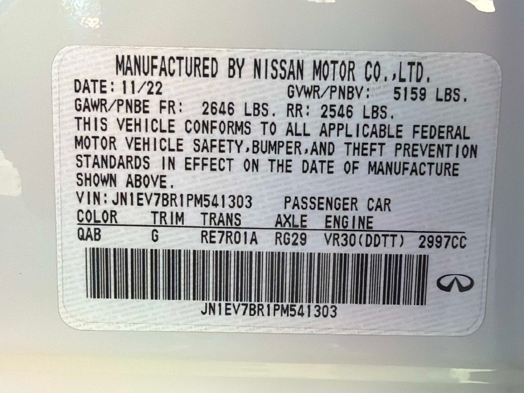 Used 2023 INFINITI Q50 Luxe w/ Cargo Package AWD/4WD image 35