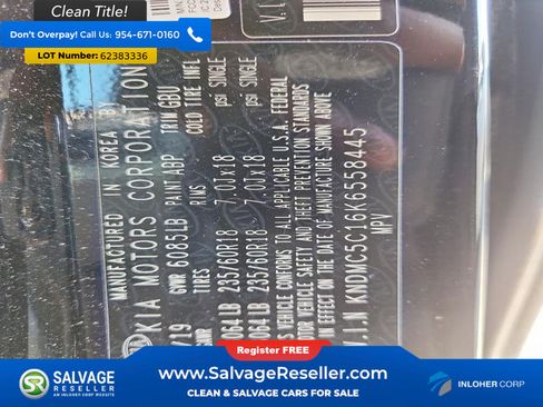 Used 2019 Kia Sedona SX FWD image 17