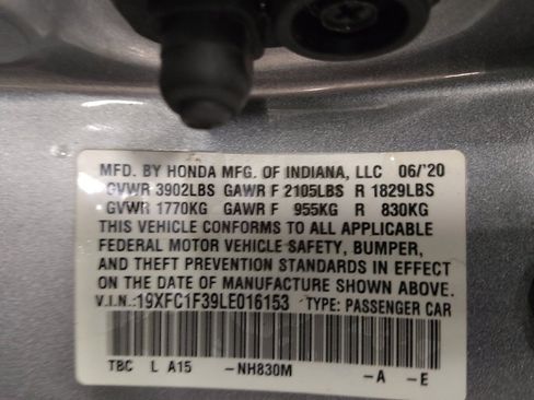 Used 2020 Honda Civic EX image 33