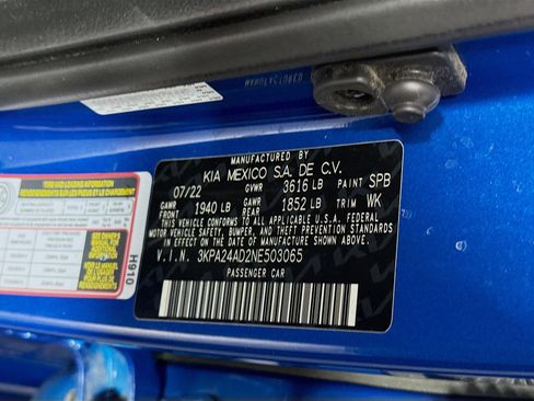 Used 2022 Kia Rio S image 39
