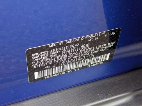 New 2026 Subaru WRX Premium image 37