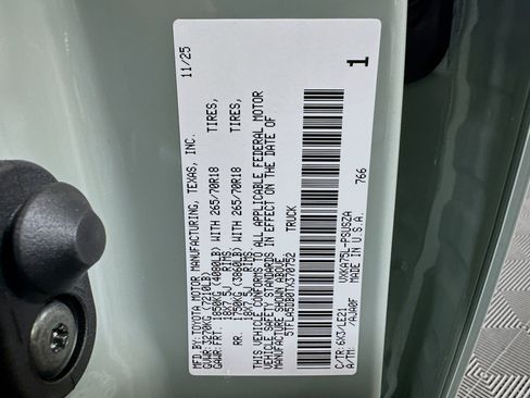 New 2026 Toyota Tundra SR5 image 12