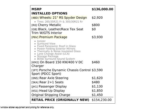 Used 2023 Porsche Taycan GTS image 2