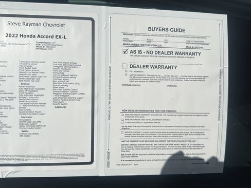 Used 2022 Honda Accord EX-L image 24