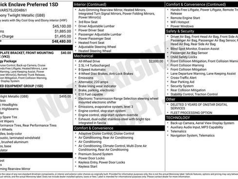 Certified 2025 Buick Enclave Preferred image 6