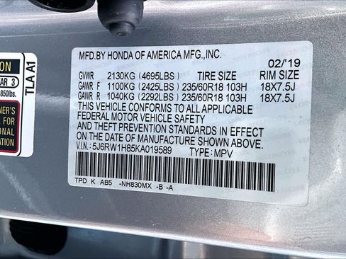 Used 2019 Honda CR-V EX-L image 33