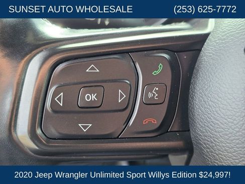 Used 2020 Jeep Wrangler Unlimited Willys image 33