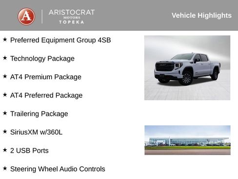 Used 2023 GMC Sierra 1500 AT4 w/ AT4 Premium Package AWD/4WD image 2