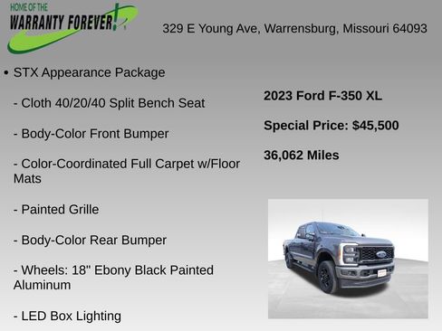 Used 2023 Ford F350 XL w/ STX Appearance Package image 4