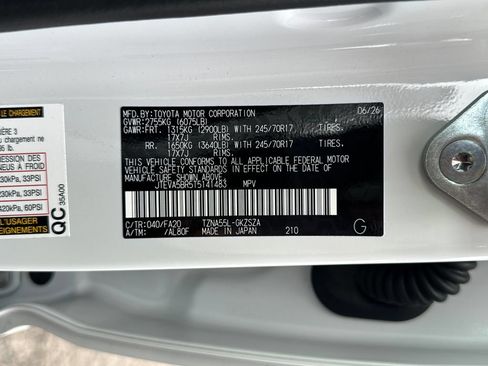 Used 2026 Toyota 4Runner SR5 AWD/4WD image 21