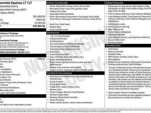 Used 2024 Chevrolet Equinox LT AWD/4WD image 4